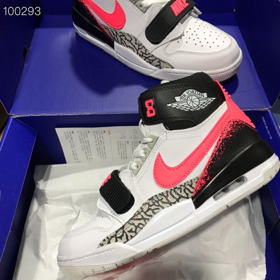 Air Jordan Legacy 312 NRG White Cement Grey Black Red Shoes - Click Image to Close
